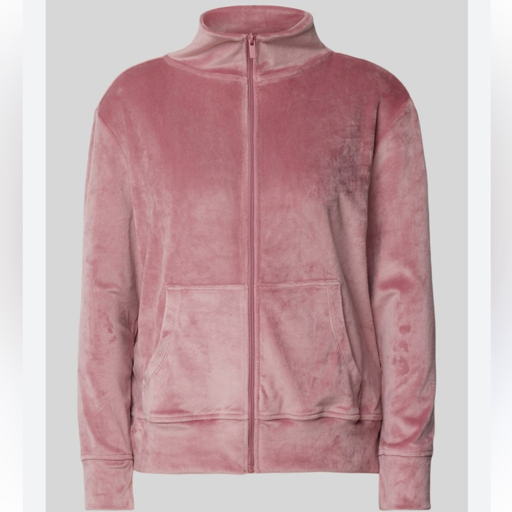 Christian Berg Woman Velour Zip Jacket | XS